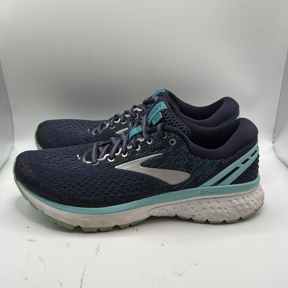 Brooks Ghost 11 Women's Size 9B (Medium) Running Shoes Blue -Missing Insoles